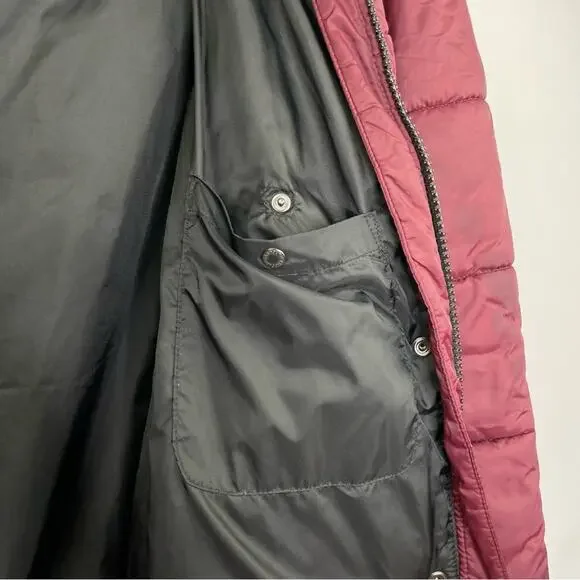 Barbour Darcy Quilt Women's Puff Coat Maroon US size 12